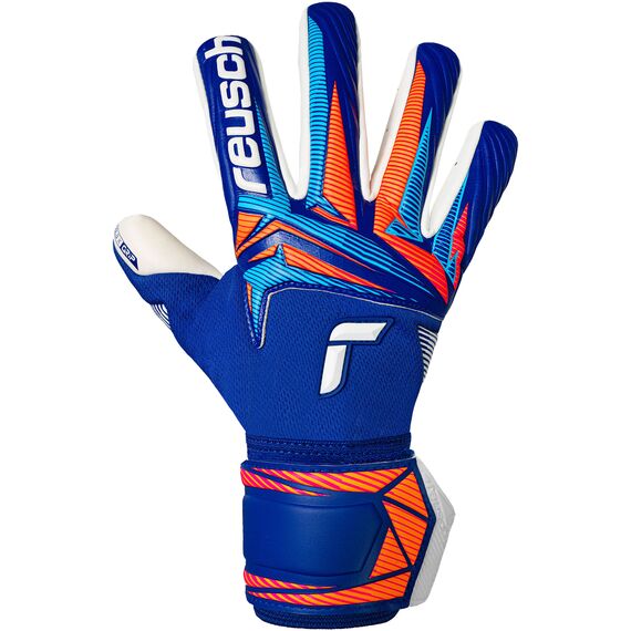 REUSCH Rękawice bramkarskie Attrakt Gold X NC, Kolor: niebieski, Rozmiar: 9, 2 zdjęcie