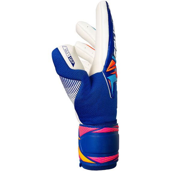 REUSCH Rękawice bramkarskie Attrakt Gold X NC, Kolor: niebieski, Rozmiar: 10.5, 4 zdjęcie