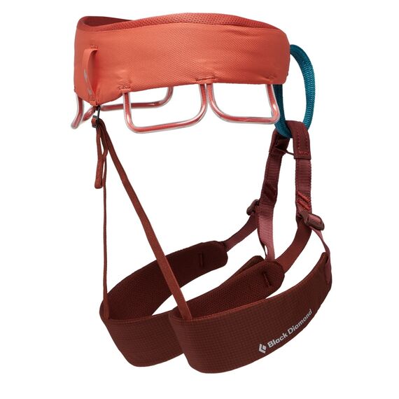 BLACK DIAMOND uprząż wspinaczkowa damska W MOMENTUM HARNESS pomarańczowa, Kolor: pomarańczowy, Rozmiar: XL, 2 zdjęcie