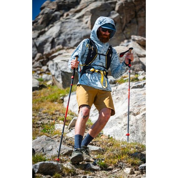 BLACK DIAMOND kije trekkingowe PURSUIT CARBON FLZ TREK POLES, Kolor: czerwony, Rozmiar: 125 cm, 2 zdjęcie