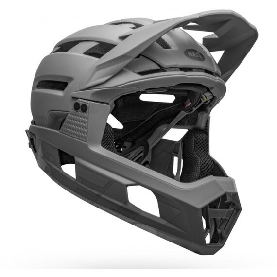 Kask full face BELL SUPER AIR R MIPS SPHERICAL matte gloss grays, Kolor: szary, Rozmiar: S (52-56 cm)