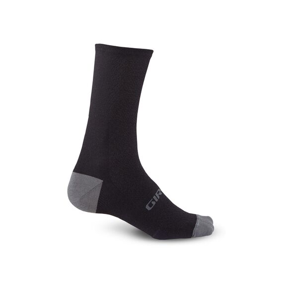 Skarpety GIRO HRC + MERINO WOOL czarny charcoal, Kolor: czarny, Rozmiar: XL (46-48)