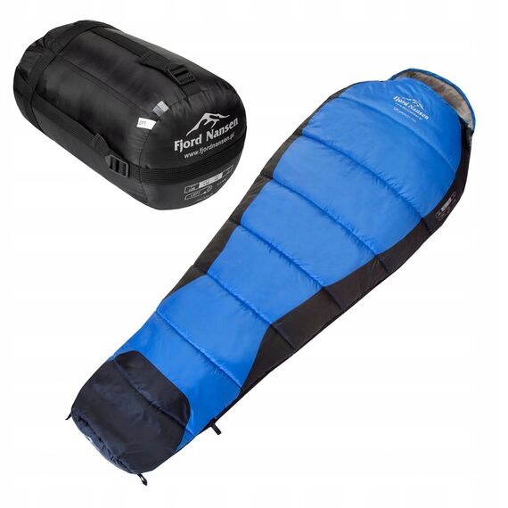 Fjord Nansen śpiwór turystyczny prawy FN DRAMMEN XL sapphire, 3 zdjęcie