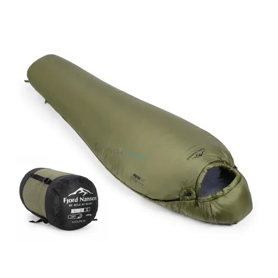 Fjord Nansen śpiwór turystyczny lewy FN KJOLEN XL olive drab, 2 zdjęcie