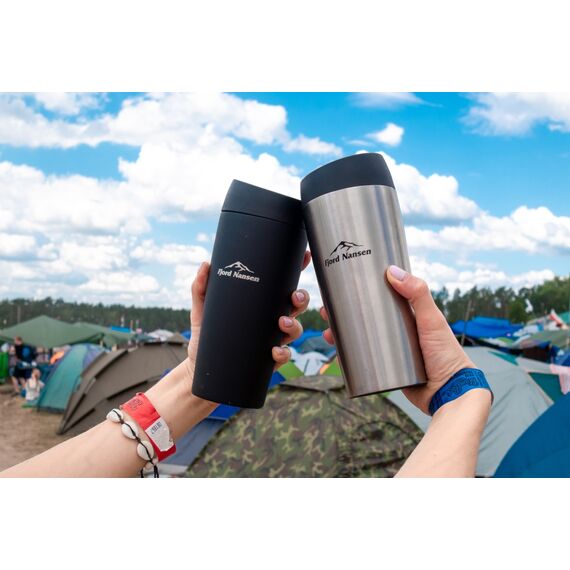 Fjord Nansen kubek turystyczny FN LANDO  0.4 l czarny, 3 zdjęcie