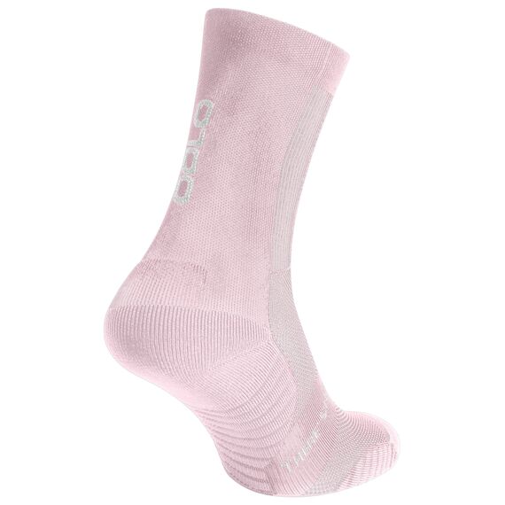 Skarpetki UNI ODLO Socks crew PERFORMANCE RUN różowe, Kolor: różowy, Rozmiar: 42/44, 2 zdjęcie