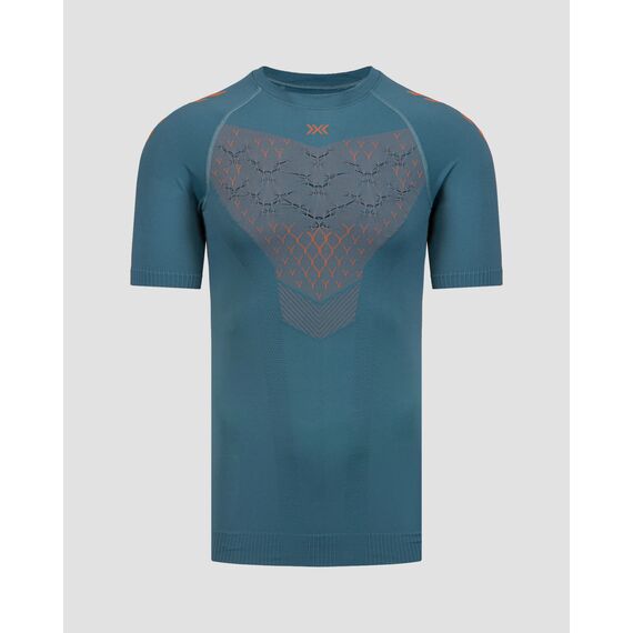 Koszulka do biegania męska X-Bionic TWYCE RUN SHIRT SS niebieska, Kolor: granatowy, Rozmiar: L