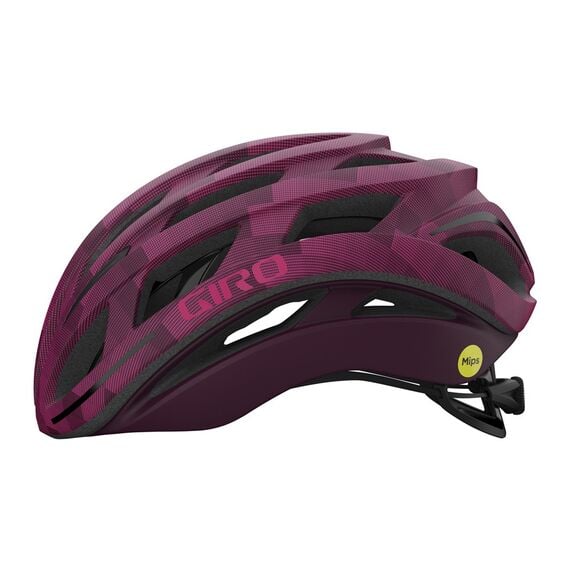 Kask szosowy GIRO HELIOS SPHERICAL matte dark cherry towers, Kolor: biały, Rozmiar: M