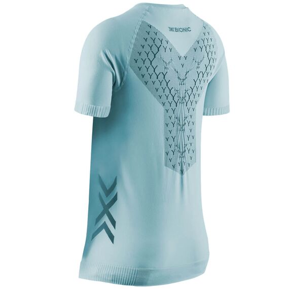 Koszulka biegowa damska X-Bionic TWYCE RUN SHIRT SS błękitna, Kolor: błękitny, Rozmiar: S, 2 zdjęcie