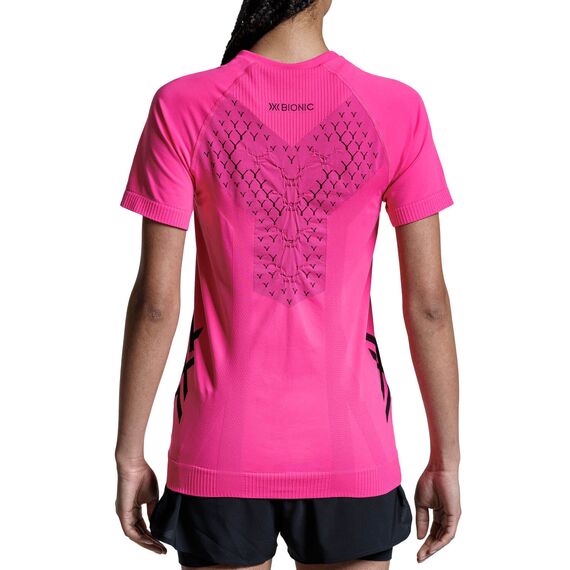 Koszulka damska X-Bionic TWYCE RUN SHIRT NEO PINK/X BLACK różowa, Kolor: różowy, Rozmiar: S, 3 zdjęcie