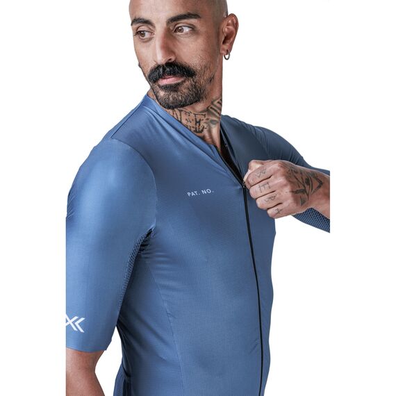 Koszulka rowerowa męska X-Bionic COREFUSION AERO JERSEY MINERAL BLUE niebieska, Kolor: granatowy, Rozmiar: M, 3 zdjęcie