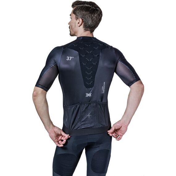 Koszulka rowerowa męska X-Bionic COREFUSION AERO JERSEY SS czarna, Kolor: czarny, Rozmiar: M, 2 zdjęcie