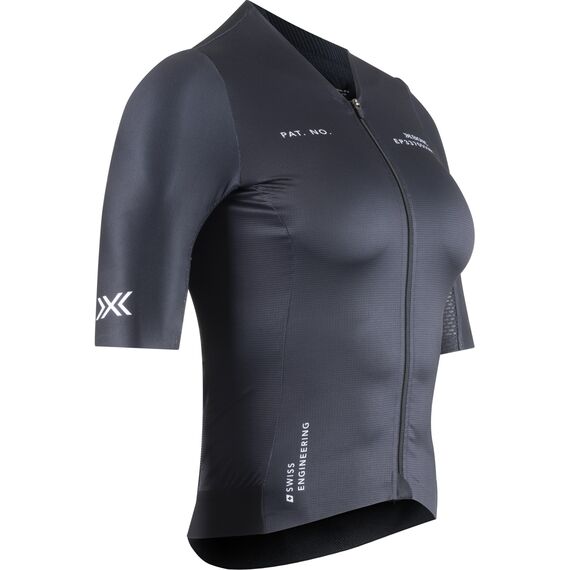 Koszulka rowerowa damska X-Bionic COREFUSION AERO JERSEY SS czarna, Kolor: czarny, Rozmiar: M