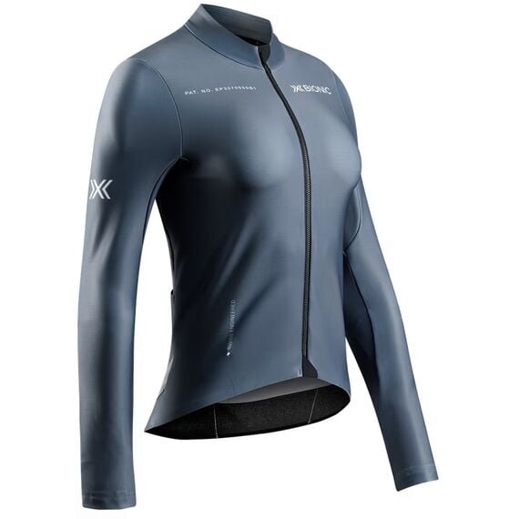 Koszulka z długim rękawem damska X-Bionic COREFUSION RIDE JERSEY LS WMN AURORA MONOCHROME szara, Kolor: ciemnoszary, Rozmiar: M