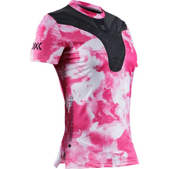 Koszulka damska X-Bionic COREFUSION RUN SHIRT WOLFPACK/WHITE/NEO PINK [K: P125 R: S], Kolor: różowy, Rozmiar: S, 2 zdjęcie
