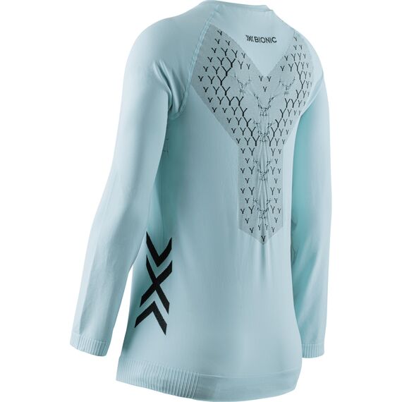 Koszulka damska do biegania X-Bionic TWYCE RUN SHIRT LS błękitna, Kolor: błękitny, Rozmiar: M, 2 zdjęcie