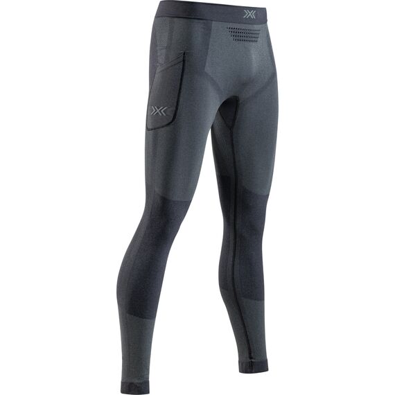 Leginsy męskie X-Bionic XCEED RUN LONG TIGHTS MEN X BLACK/RHINO GREY [K: B130 R: M], Kolor: czarny, Rozmiar: XL