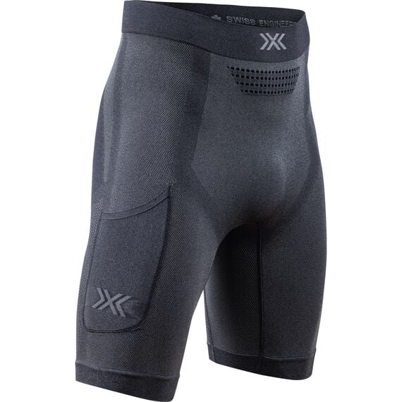 Spodenki męskie X-Bionic XCEED RUN SHORT TIGHTS X BLACK/RHINO GREY [K: B130 R: XL], Kolor: czarny, Rozmiar: XL