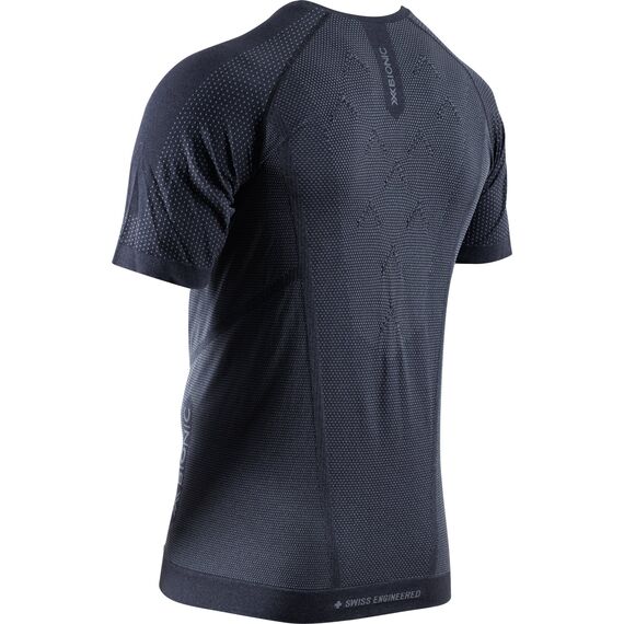 Koszulka męska X-Bionic XCEED RUN SHIRT X BLACK/RHINO GREY [K: B130 R: L], Kolor: czarny, Rozmiar: XL, 3 zdjęcie