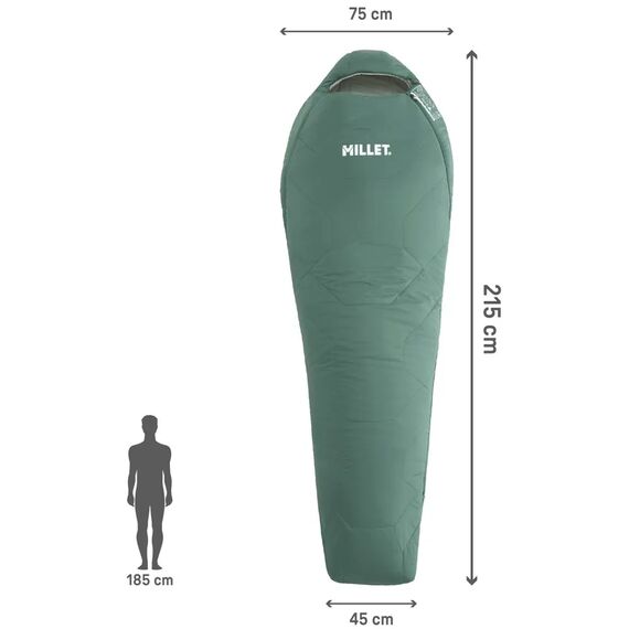 MILLET ŚPIWÓR BAIKAL 750 REG zielony, Kolor: zielony, Rozmiar: L, 3 zdjęcie