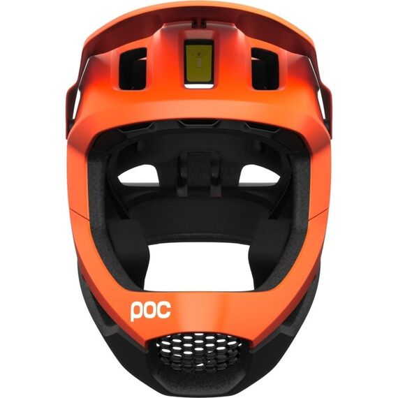 POC kask rowerowy full face Otocon Race MIPS pomarańczowy, Kolor: pomarańczowy, Rozmiar: 51-54, 2 zdjęcie
