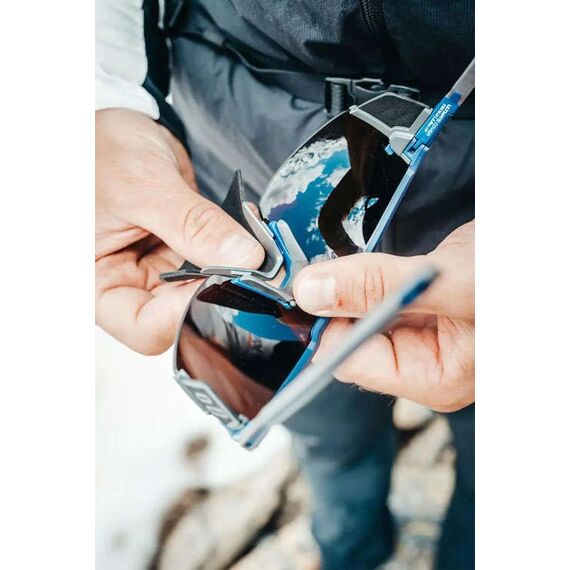 JULBO okulary sportowe górskie ULTIMATE COVER niebieskie, Kolor: niebieski, Rozmiar: one size, 4 zdjęcie