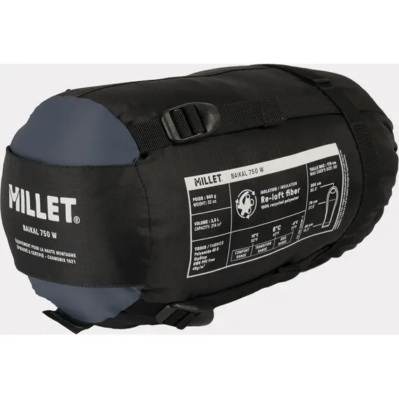 MILLET Śpiwór damski BAIKAL 750 W granatowy, Kolor: granatowy, Rozmiar: R, 3 zdjęcie
