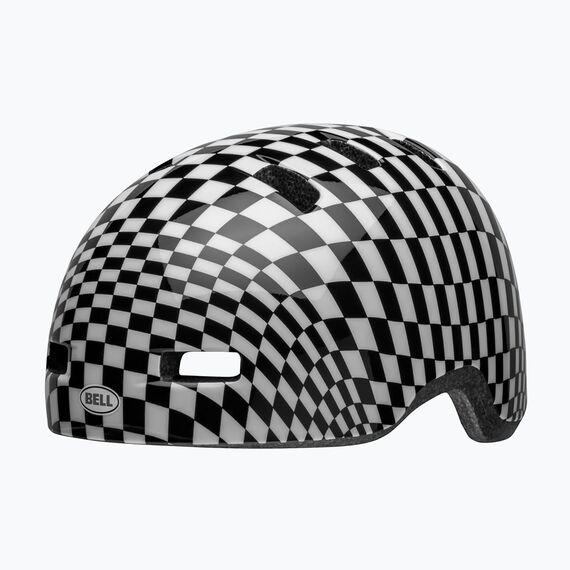 Kask dziecięcy BELL LIL RIPPER checkers matte czarny biały