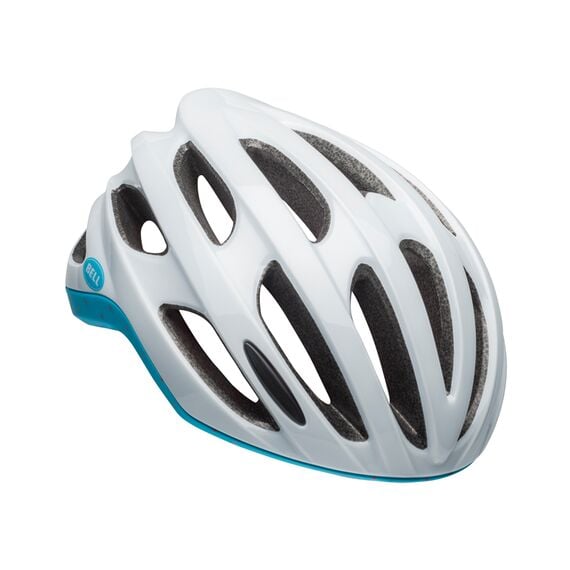 Kask szosowy BELL FORMULA virago matte gloss biały niebieski raspberry roz. L (58-62 cm), 2 zdjęcie