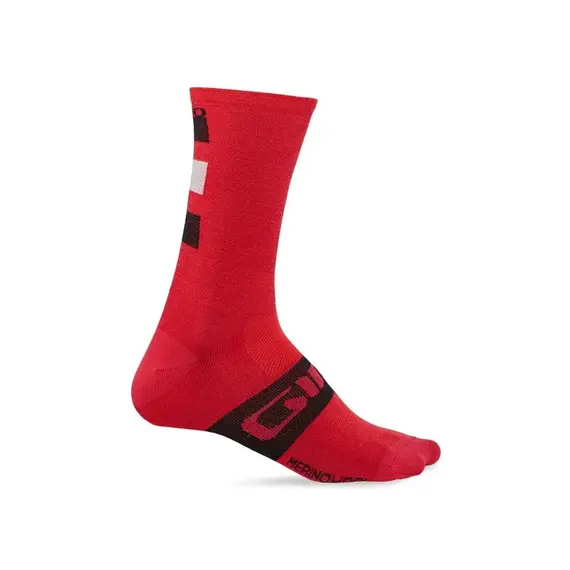 GIRO Skarpety SEASONAL MERINO czerwony