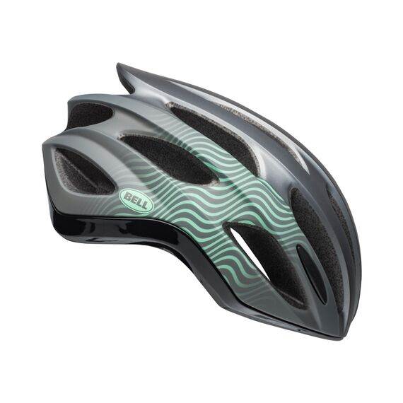 Kask szosowy BELL FORMULA tsunami matte gloss gunmetal mint czarny roz. L (58-62 cm), 2 zdjęcie