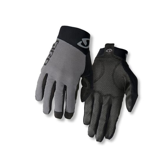 Rękawiczki męskie GIRO RIVET II długi palec titanium czarny roz. XXL (obwód dłoni od 267 mm / dł. dłoni od 211 mm)