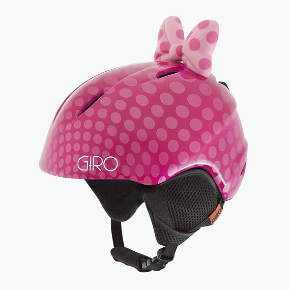 Kask zimowy GIRO LAUNCH PLUS różowy bow polka dots roz. S (52-55.5 cm)