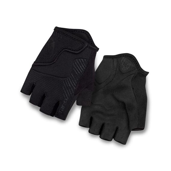 Rękawiczki juniorskie GIRO BRAVO JR krótki palec mono czarny, 2 zdjęcie