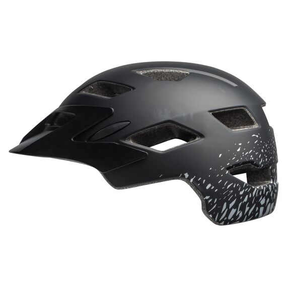 Kask juniorski BELL SIDETRACK matte czarny silver fragments roz. Uniwersalny (50–57 cm) ., 2 zdjęcie