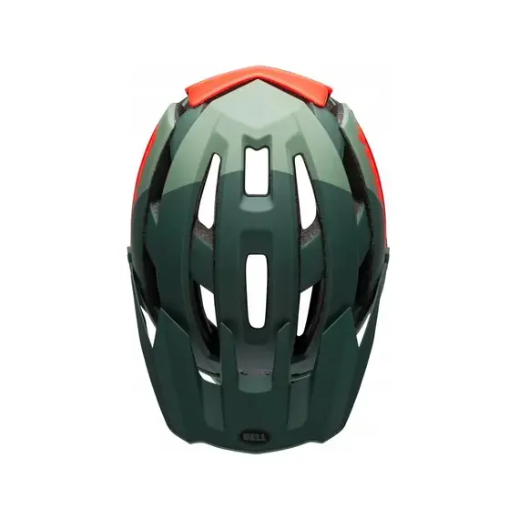 Kask mtb BELL SUPER AIR MIPS SPHERICAL matte gloss green infrared, 2 zdjęcie