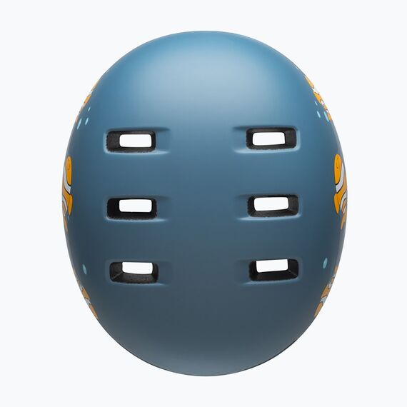 Kask dziecięcy BELL LIL RIPPER clown fish matte gray niebieski, 3 zdjęcie