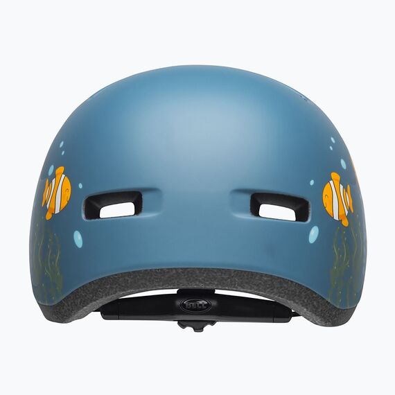 Kask dziecięcy BELL LIL RIPPER clown fish matte gray niebieski, 4 zdjęcie