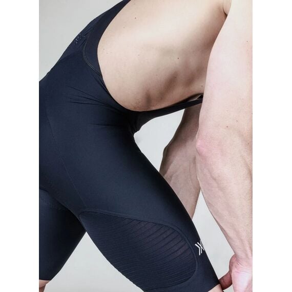 Spodenki rowerowe męskie X-Bionic COREFUSION COMPRESSION BIB SHORTS czarne, Kolor: czarny, Rozmiar: XL, 3 zdjęcie