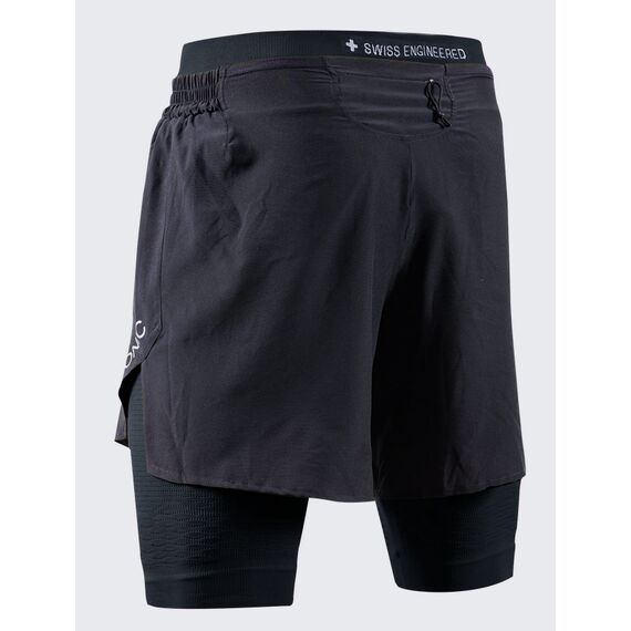 Spodenki męskie X-Bionic EFFEKTOR 2IN1 SHORTS X BLACK/X BLACK czarne, Kolor: czarny, Rozmiar: M, 2 zdjęcie