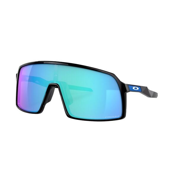 OAKLEY okulary sportowe Sutro Polished Black w/ Prizm Sapphire, Kolor: niebieski, Rozmiar: one size