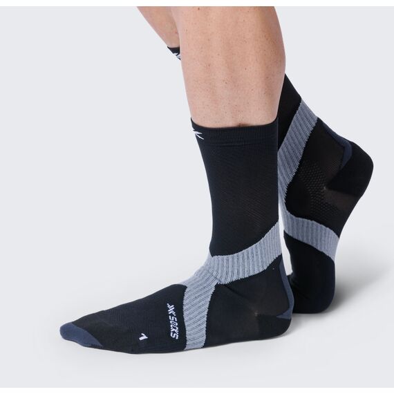 Skarpety unisex X-Socks BIKE EXPERT CREW BLACK/CHARCOAL czarne, Kolor: czarny, Rozmiar: 35/38, 2 zdjęcie