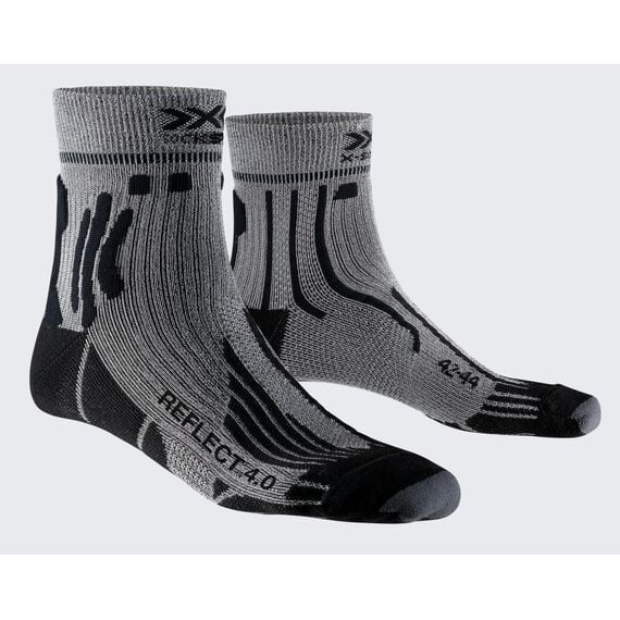 Skarpety X-Socks RUN SPEED REFLECT 4.0 szare, Kolor: ciemnoszary, Rozmiar: 45/47