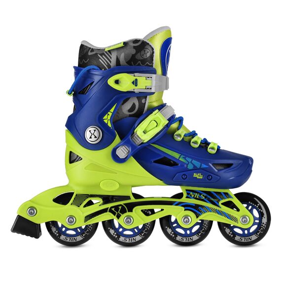 NA1055 Rolki dziecięce BLAZE GRANATOWE NILS EXTREME niebieskie, Kolor: granatowy, Rozmiar: 39-42, 3 zdjęcie