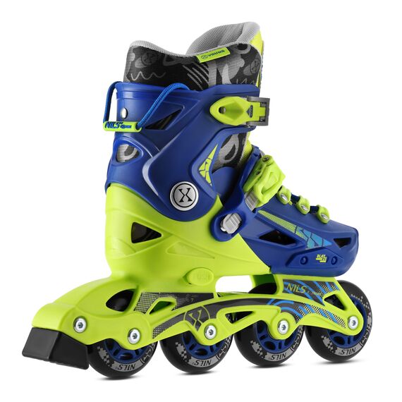 NA1055 Rolki dziecięce BLAZE GRANATOWE NILS EXTREME niebieskie, Kolor: granatowy, Rozmiar: 35-38, 4 zdjęcie