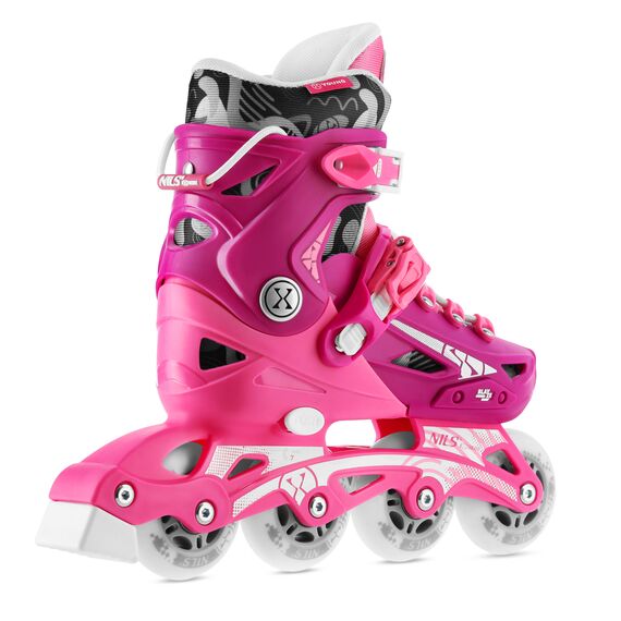 NA1055 Rolki dziecięce BLAZE RÓŻOWE NILS EXTREME różowe, Kolor: różowy, Rozmiar: 35-38, 4 zdjęcie