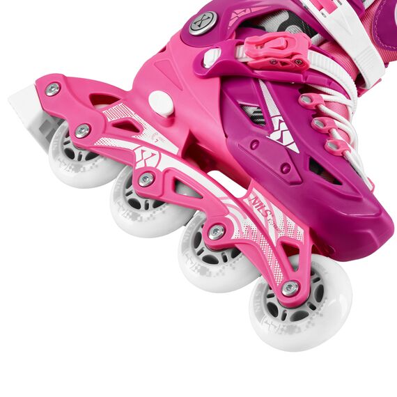 NA1055 Rolki dziecięce BLAZE RÓŻOWE NILS EXTREME różowe, Kolor: różowy, Rozmiar: 35-38, 7 zdjęcie