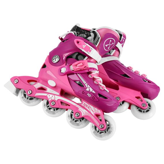 NA1055 Rolki dziecięce BLAZE RÓŻOWE NILS EXTREME różowe, Kolor: różowy, Rozmiar: 35-38, 9 zdjęcie