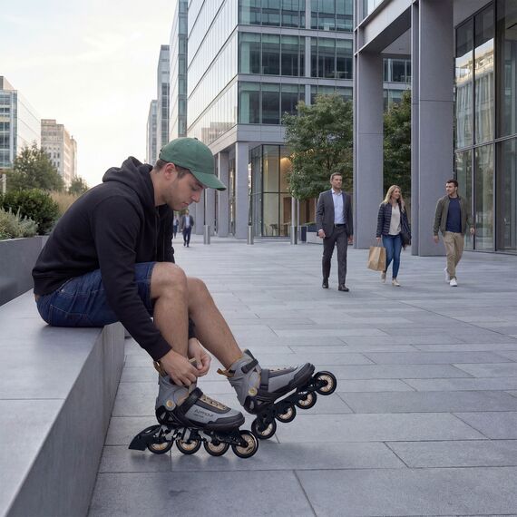 NILS EXTREME Rolki dla dorosłych Armour NA22151 szare, Kolor: szary, Rozmiar: 43, 2 zdjęcie