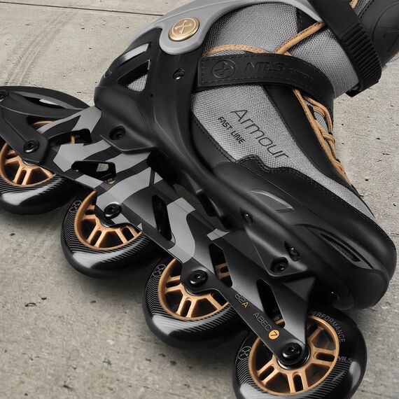 NILS EXTREME Rolki dla dorosłych Armour NA22151 szare, Kolor: szary, Rozmiar: 44, 7 zdjęcie